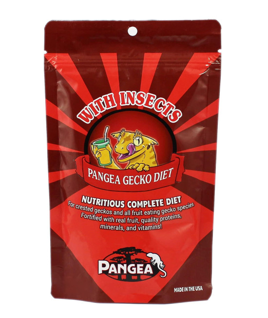 Pangea Fruit Mix with Insects crested gecko complete Diet 12 lb