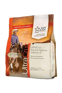 UltraCruz Equine Natural Vitamin E Supplement for Horses, 4 lb, Powder (158 Day Supply)