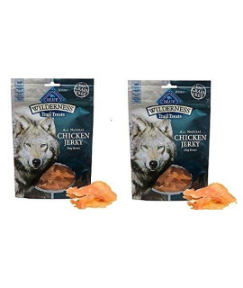 Blue Buffalo Wilderness Chicken Dog Jerky Treats-3.25 oz (Pack of 2)