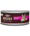 Castor & Pollux Organix Grain Free Organic Turkey Recipe All Life Stages Canned Cat Food (24) 5.5oz cans, 132 Ounce