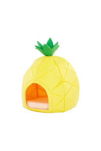 YML Pineapple Pet Bed House, Small, Yellow (FH034_1)
