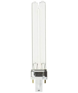 SunSun 9 Watt UV Replacment Bulb G23 2 Pin Base for JUP-01, HW-303B, HW-304B, CF400UV, CF500UV, Clear, 6x4x2 Inch (Pack of 1)