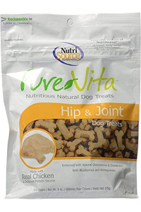 Pure Vita Hip And Joint Dog Treats With Real Chicken, 6 Ounces (3-Pack)