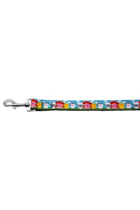 Mirage Pet Products Barnyard Buddies Nylon Ribbon collars with 1-Inch by 4-Feet Leash for Pets