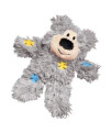 KONG - Softies Patchwork Bear - Cuddle Plush Catnip Toy (Assorted Colors)