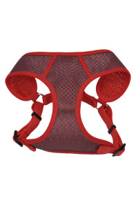 coastal - comfort Soft - Sport Wrap Adjustable Dog Harness grey with Red 58 x 19-23