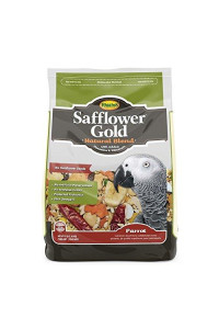 Higgins Safflower Gold Natural Food Mix for Parrots 3lbs