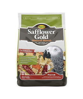 Higgins Safflower Gold Natural Food Mix for Parrots 3lbs