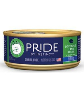 Pride by Instinct Lovebugs Lamb Minced Recipe canned cat Food