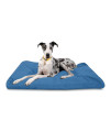 K9 Ballistics Tough Rectangle Pillow Xxl Extra Large Dog Bed - Washable, Durable And Water Resistant Dog Bed - Made For Big Dogs, 40X68, Blue (Seasonal Color)