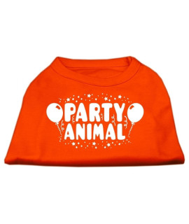 Mirage Pet Products Party Animal Screen Print Shirt Orange XXXL (20)