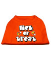Mirage Pet Products Lick or Treat Screen Print Shirts Orange (14)