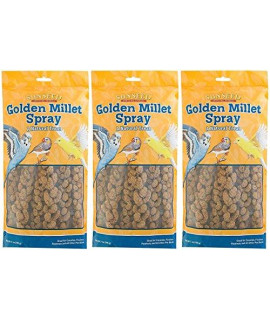 (3 Pack) Sun Seed Company Millet Spray Treats - 4-Ounce Each