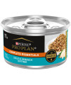 Purina Pro Plan Wet cat Food Sole Entree With Spinach Braised in Sauce - (24) 3 oz. Pull-Top cans