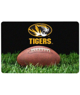 NcAA Missouri Tigers classic Football Pet Bowl Mat, Large