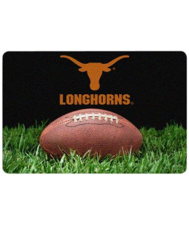 NcAA Texas Longhorns classic Football Pet Bowl Mat, Large