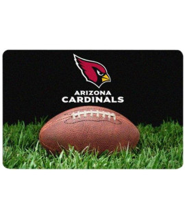 NFL Arizona Cardinals Classic Football Pet Bowl Mat, Large