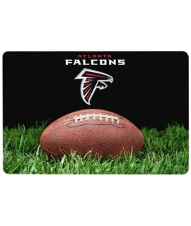 NFL Atlanta Falcons Classic Football Pet Bowl Mat, Large