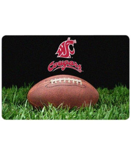 NcAA Washington State cougars classic Football Pet Bowl Mat, Large