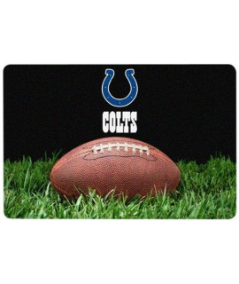 NFL Indianapolis Colts Classic Football Pet Bowl Mat, Large