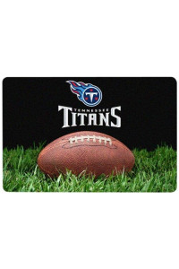 NFL Tennessee Titans Classic Football Pet Bowl Mat, Large