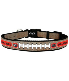 NCAA Georgia Bulldogs Reflective Football Collar, Medium
