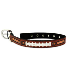 NCAA Oregon State Beavers Classic Leather Football Collar, Medium