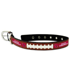NFL Arizona Cardinals Classic Leather Football Collar, Medium