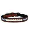 NFL San Diego Chargers Classic Leather Football Collar, Toy