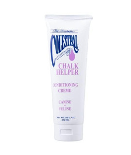 Chris Christensen Colestral Chalk Helper Conditioning Crme, Groom Like a Professional, Restores Moisture, 8 oz Tube