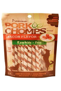 Pork Chomps Bacon Mini Twist 30ct