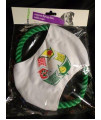 Pet Shoppe Dog Toy - Canvas Flying Disc W/ Rope