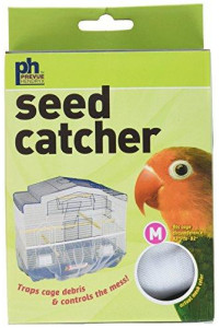 Prevue Pet Products Seed Guard Nylon Mesh Bird Seed Catcher, 8-Inch, Medium, color may vary