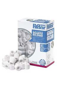 Hydor Sintered Quartz Bio-Rings Filter Media  For Optimal Biological Filtration of Fresh, Marine Water Aquariums  pH Neutral, High Water Flow, Universal  Produces Crystal Clear Water  400 GM