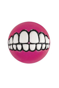 Rogz Fun Dog Treat Ball in various sizes and colors, Large, Pink
