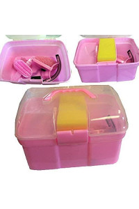 Intrepid International Junior 8-Piece Grooming Kit, Pink