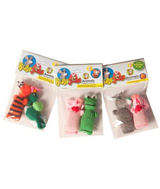 Chilly Dog 2-Pack Barn Yarn Animal Catnip Toy, Model: 1002