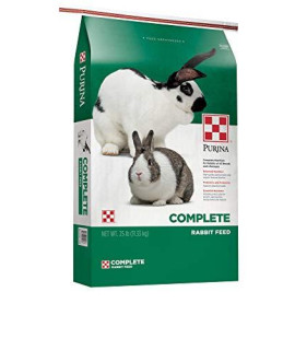 Purina Rabbit Food Complete Pellets, 25 lb