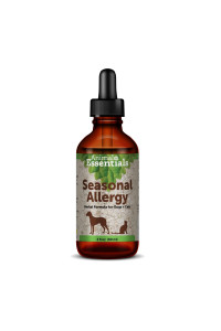 Animal Essentials Seasonal Allergy Herbal Supplement for Dogs cats, 2 fl oz - Made in the USA, Sweet Tasting Allergy Relief