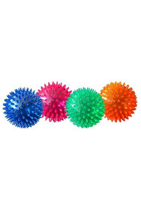 PetSport Gorilla Ball Scented, Super Durable, Ultra Light and Ultra Bouncy Dog Toy for Small, Medium and Large Dogs, Assorted Colors (4 Large Gorilla Ball)