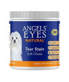 Angels Eyes NATURAL Tear Stain Prevention Soft Chews for Dogs - 120 Ct - Chicken Formula (AENSC120D)