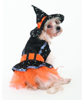 Fashion Pet Halloween Witch Costume for Dogs, X-Small