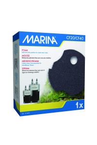Marina cF Sponge for cF20cF40 Aquarium Filters, Replacement Aquarium Filter Media, A45