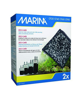 Marina CF Zeo-Carb, Replacement Aquarium Filter Media, 2-Pack, A57