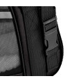OxGord Airline Approved Pet Carriers w/Fleece Bed for Dog & Cat - Small, Soft Sided Kennel - 2016 Newly Designed Model, Onyx Black