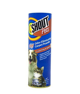 Shout for Pets Odor and Urine Eliminator - Effective Way to Remove Puppy & Dog Odors and Stains from Carpets & Rugs - Stain & Odor Eliminator - Shout Pet Urine Destroyer, Shout Stain Remover for Pets