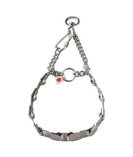 Herm Sprenger Necktech Fun Stainless Steel Dog Training Collar - Snap Hook And Assembly Chain - No-Pull Collar With Swivel D-Ring - For Small Medium Large Dogs - Made In Germany (19In (48Cm))