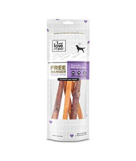 I and love and you Free Ranger Natural Grain Free Bully Stix - 100% Beef Pizzle, 12-Inch, Pack of 5, Model:C20020