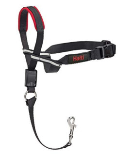 The of Animals H001 Halti Head Collar, Adjustable Head Halter Collar for Dogs, Head Collar to Stop Pulling for Small Dogs, Black/Red