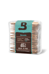 Boveda 65% Two-Way Humidity control Packs For Aging & Long-Term Storage in Plastic & Wood Boxes - Size 60 - 20 Pack - Moisture Absorbers - Humidifier Packs - Hydration Packets in Resealable Bag
